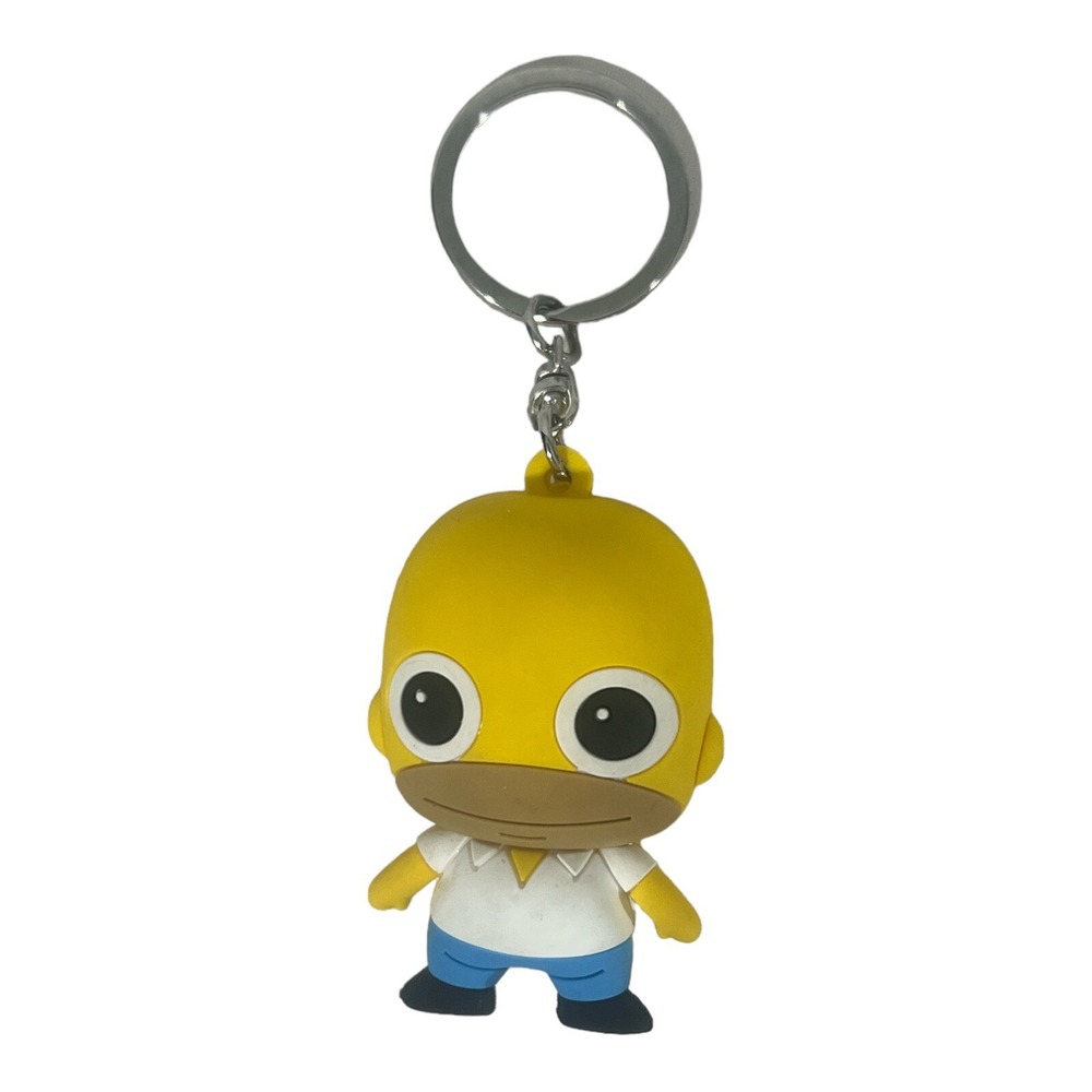 The Simpsons Collectors Figural 3D Bag Clip Keychain - HOMER SIMPSON